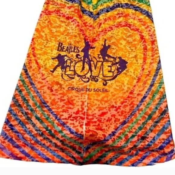 Cirque du Soleil Beatles Love T-Shirt Vintage XL S Burnout Rainbow Sheer Graphic - Picture 4 of 7